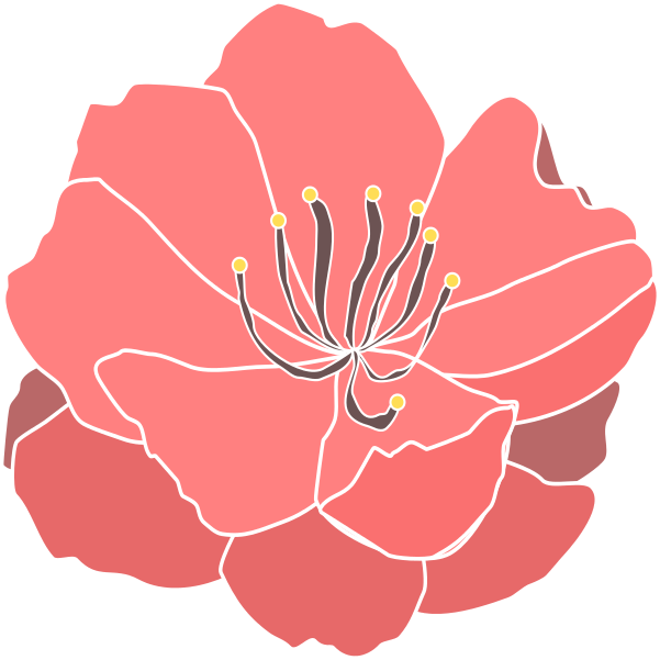 illustrazione vettoriale di fiore 2