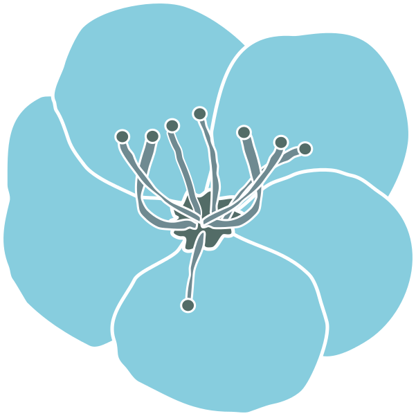 illustrazione vettoriale di fiore 1